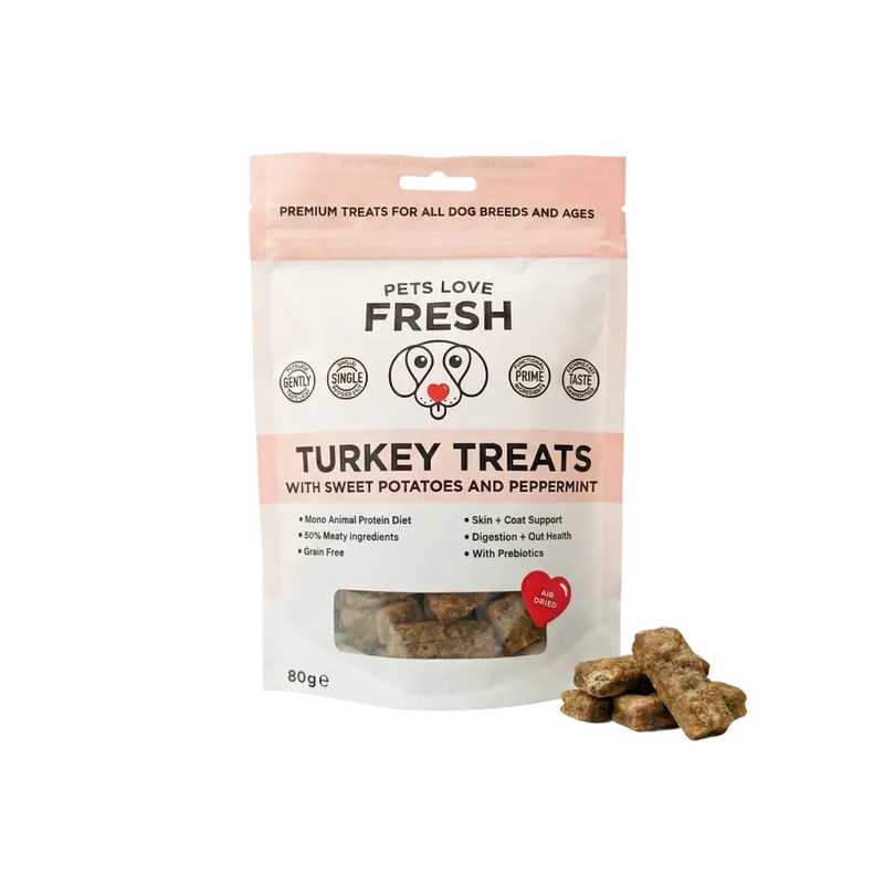 Air Dried Treats - Turkey with Sweet Potato and Peppermint