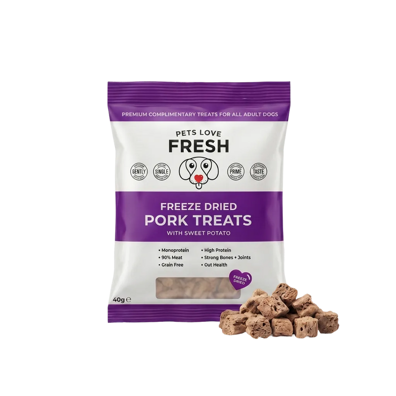 Freeze Dried Treats - Pork with Sweet Potato