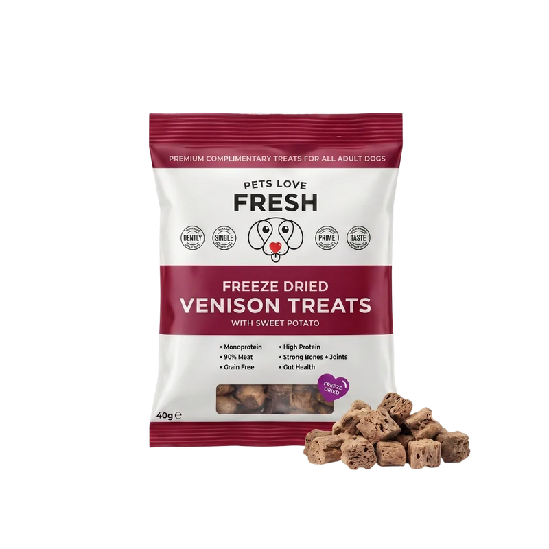 Freeze Dried Treats - Venison with Sweet Potato